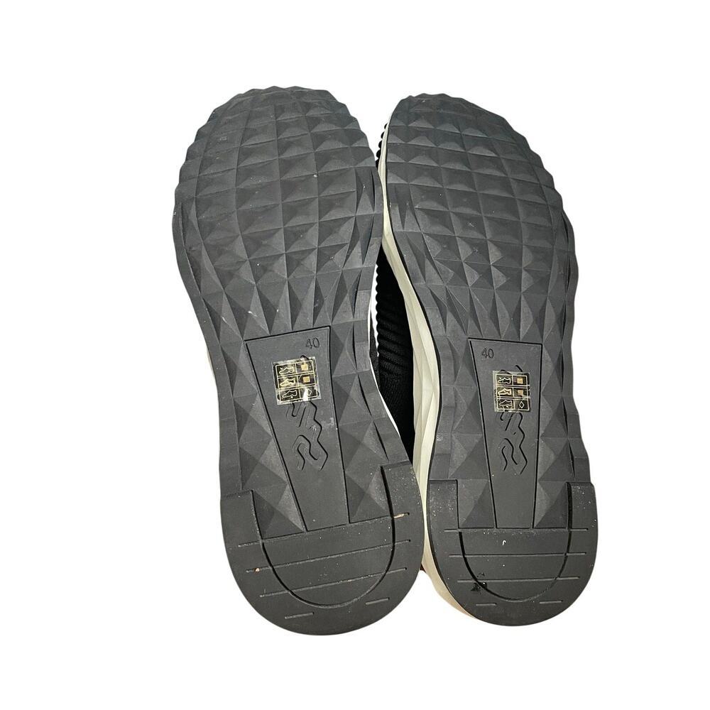 Ash Spot knit sock sneakers in midnight black chunky rubber sole EU 40 US 9 - Picture 7 of 7